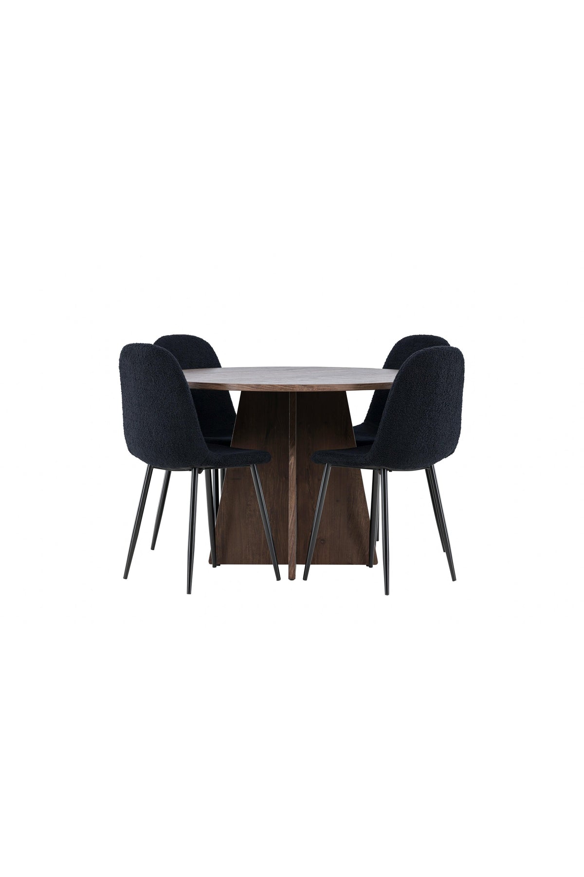 Bootcut Matbord med Polar Stolarna – MDF