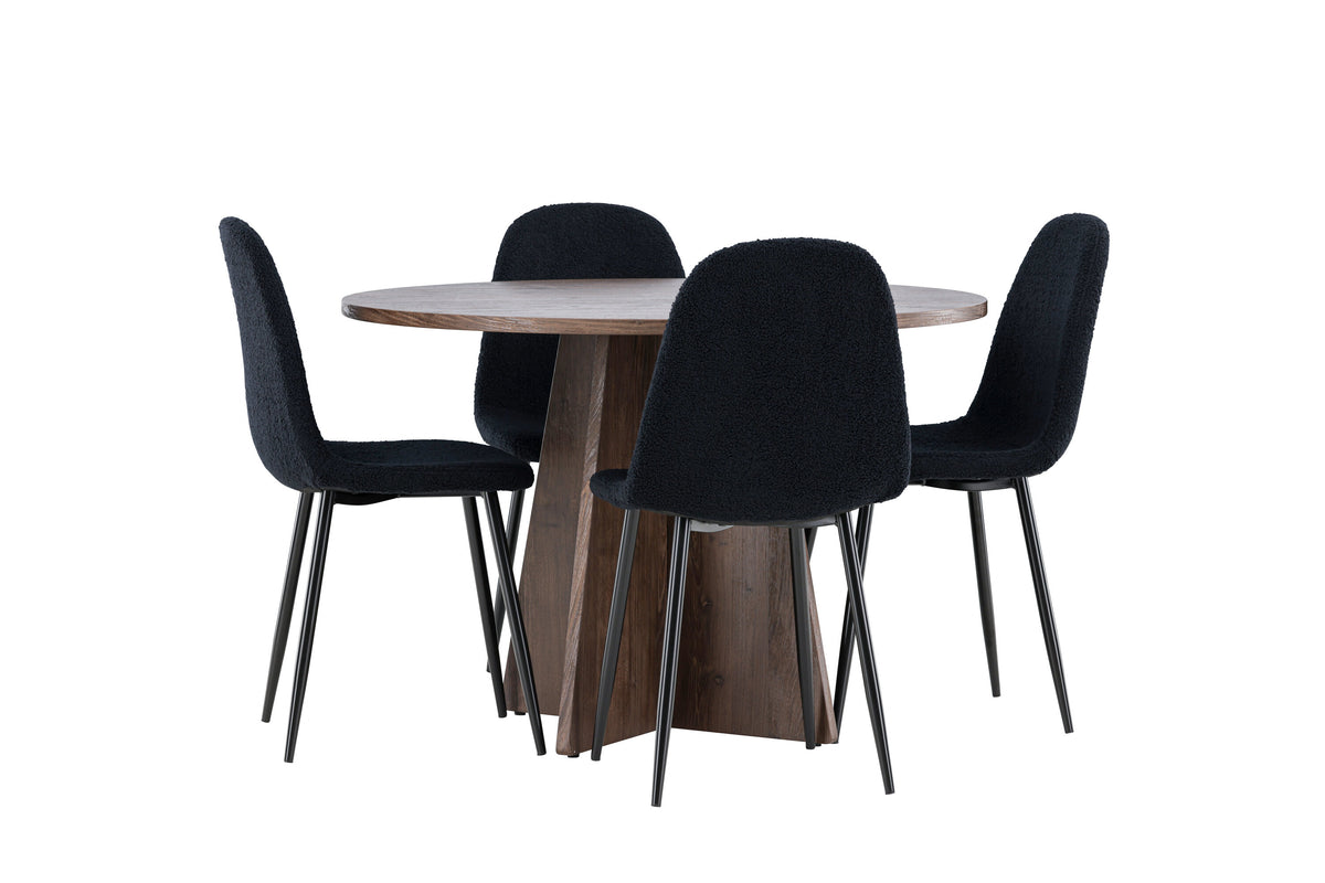Bootcut Matbord med Polar Stolarna – MDF