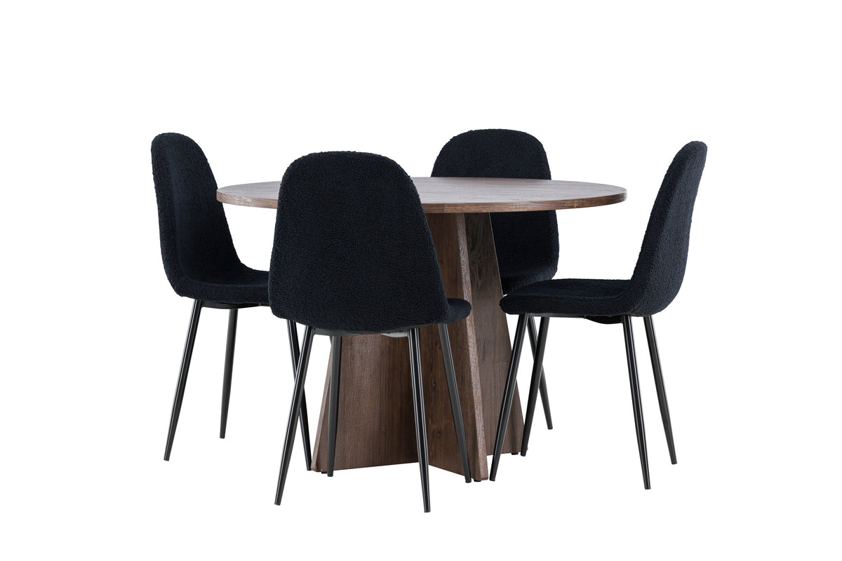 Bootcut Matbord med Polar Stolarna – MDF