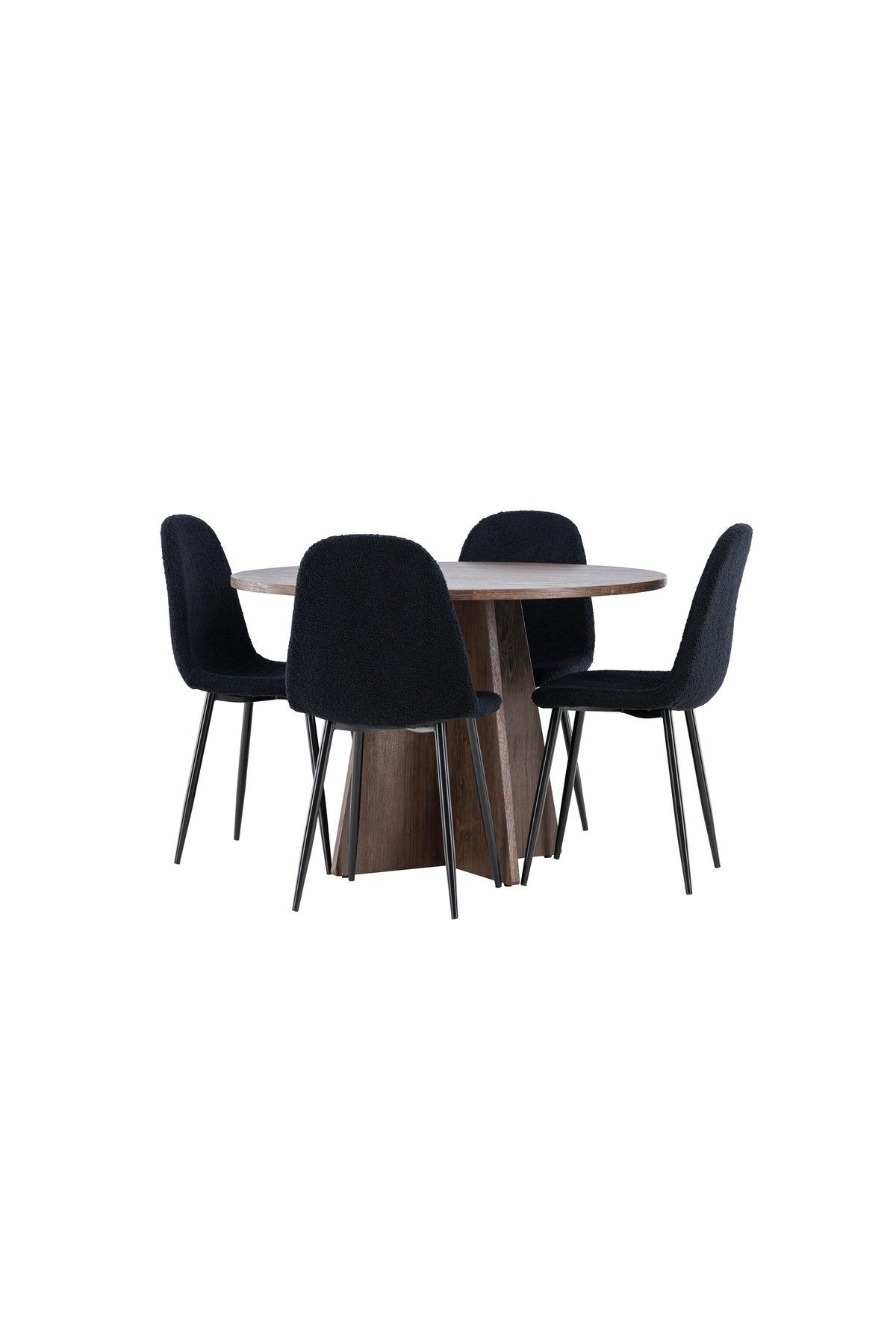 Bootcut Matbord med Polar Stolarna – MDF