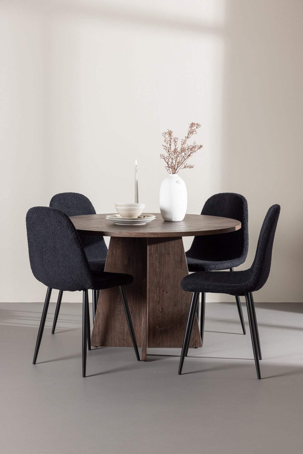 Bootcut Matbord med Polar Stolarna – MDF