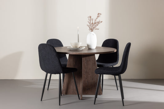 Bootcut Matbord med Polar Stolarna – MDF