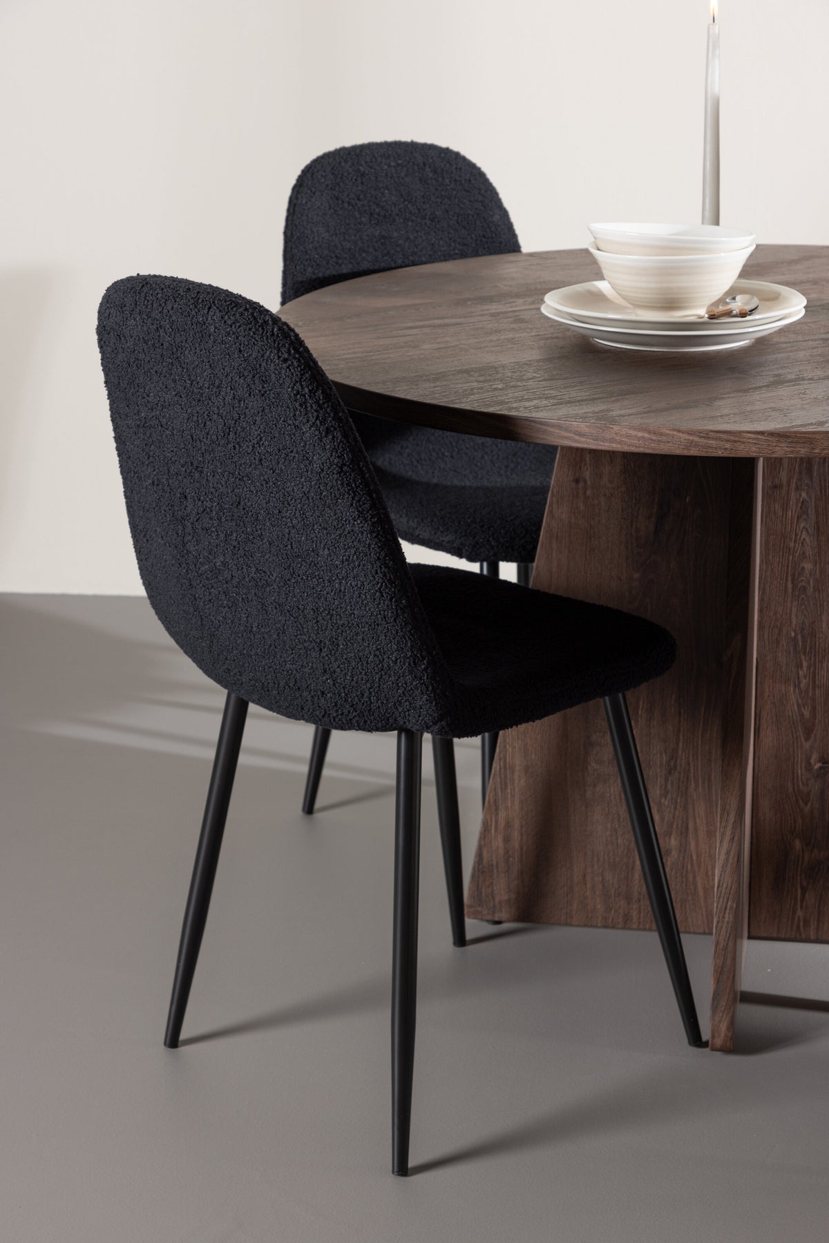 Bootcut Matbord med Polar Stolarna – MDF