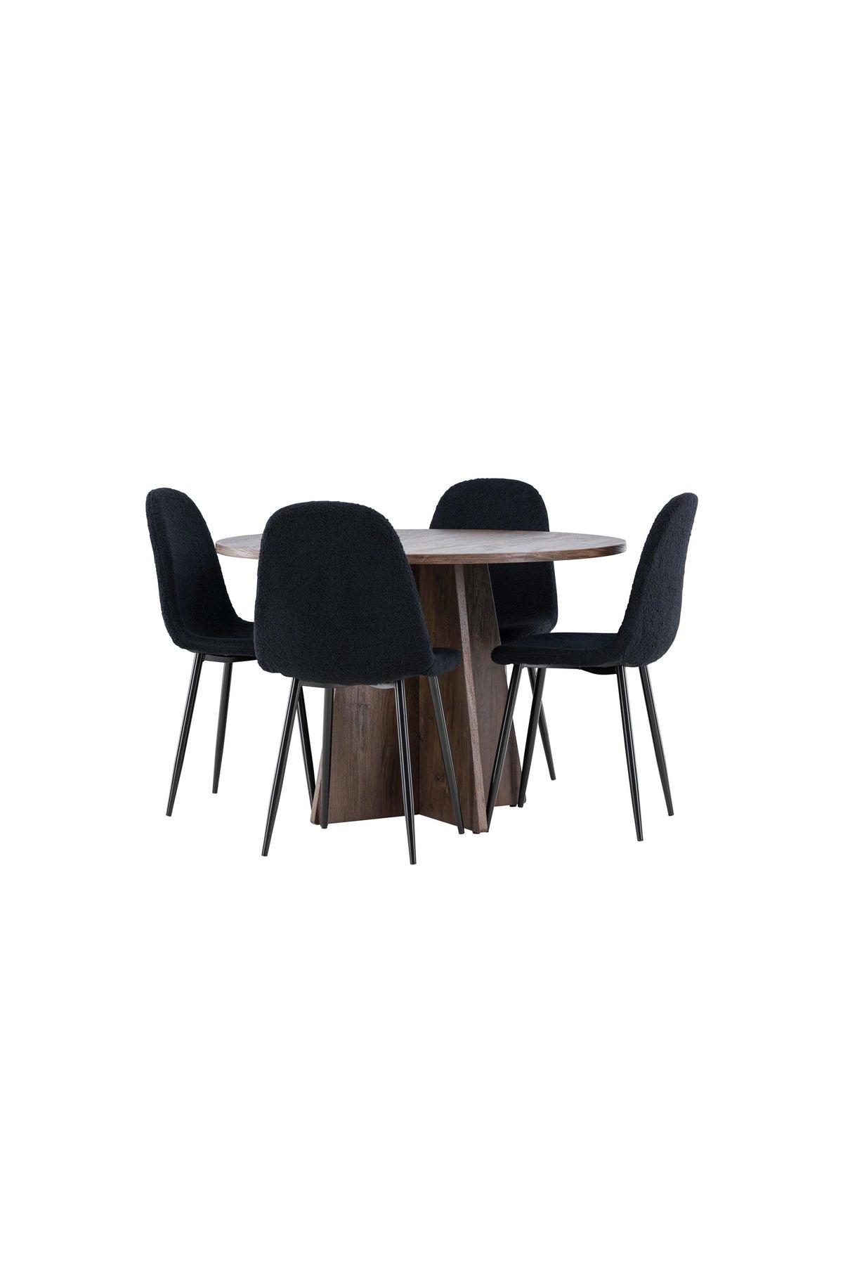 Bootcut Matbord med Polar Stolarna – MDF