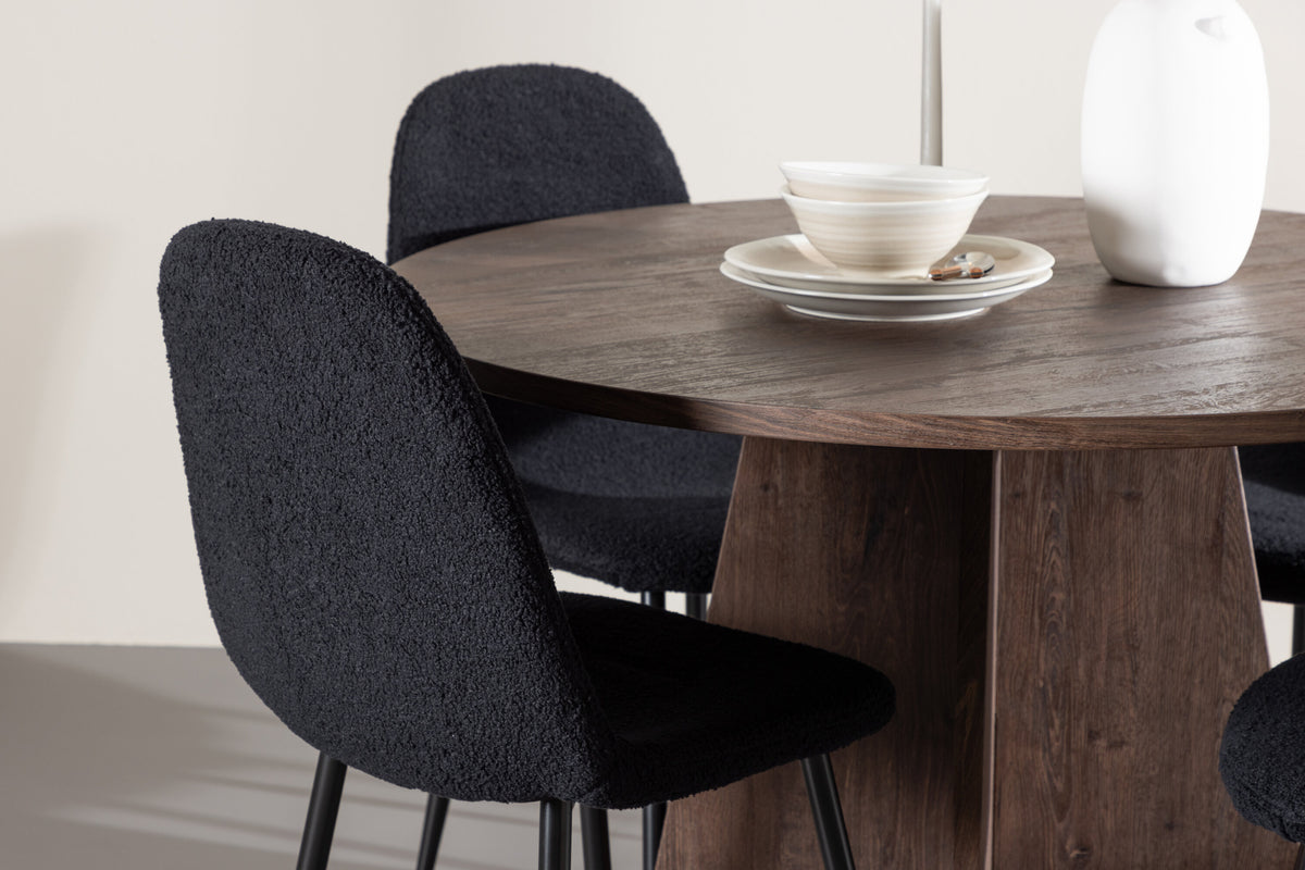 Bootcut Matbord med Polar Stolarna – MDF