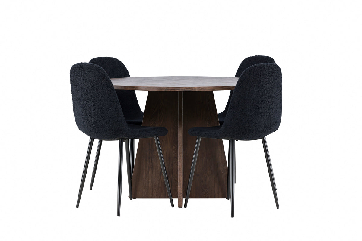 Bootcut Matbord med Polar Stolarna – MDF