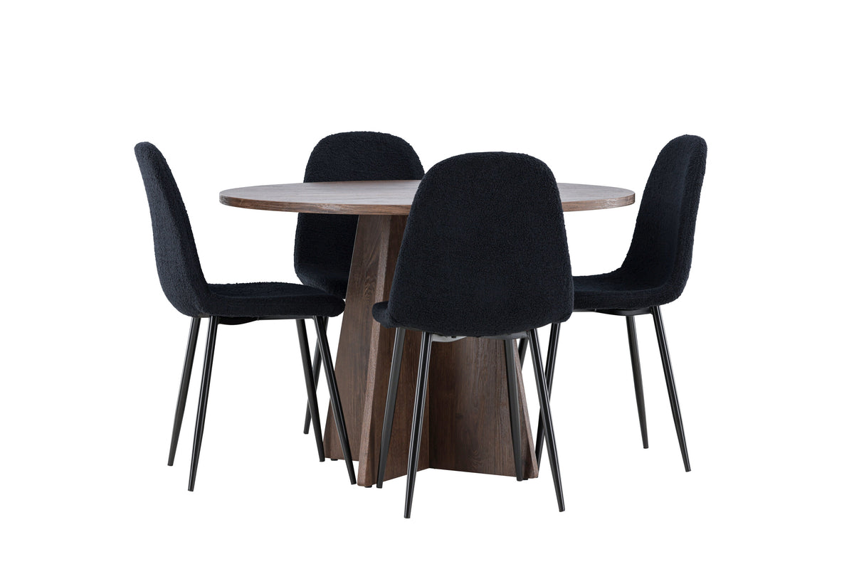 Bootcut Matbord med Polar Stolarna – MDF