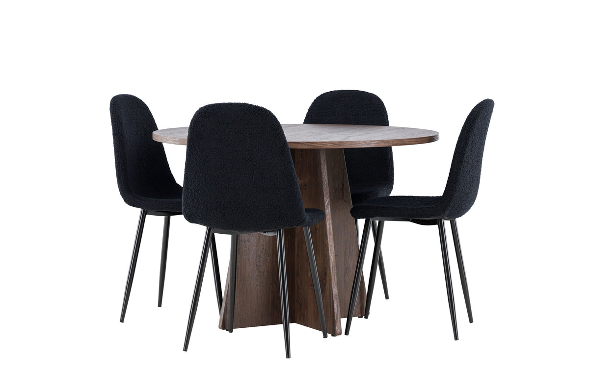 Bootcut Matbord med Polar Stolarna – MDF