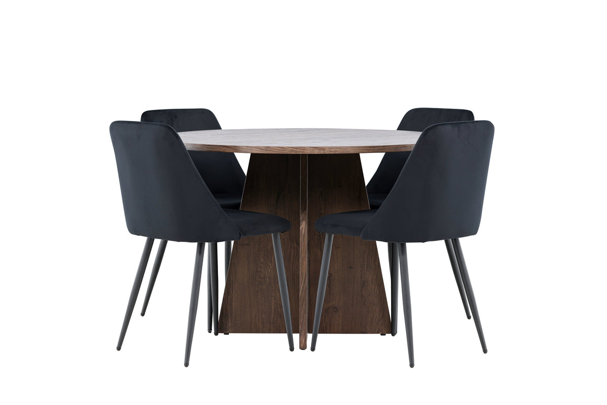Bootcut Matbord med Night Stolarna – MDF