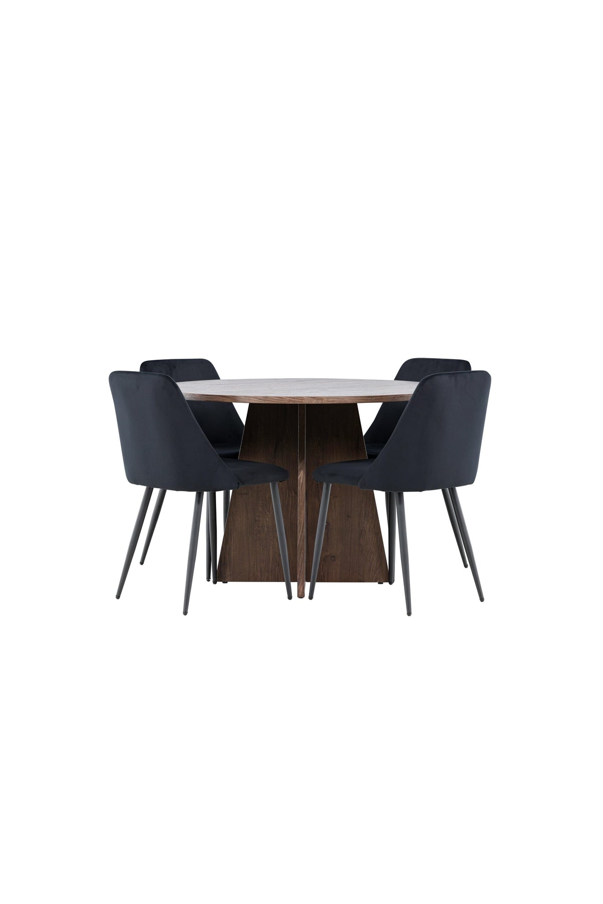 Bootcut Matbord med Night Stolarna – MDF