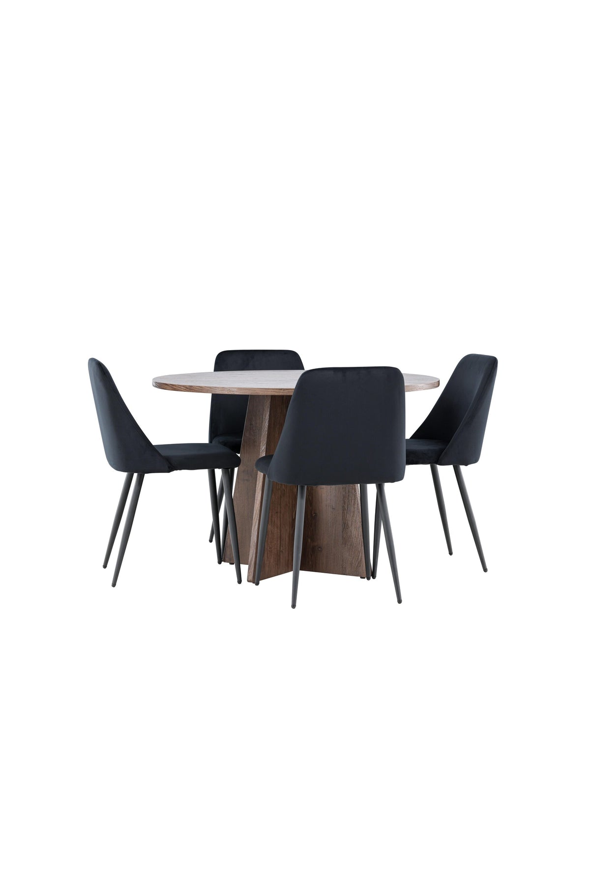 Bootcut Matbord med Night Stolarna – MDF