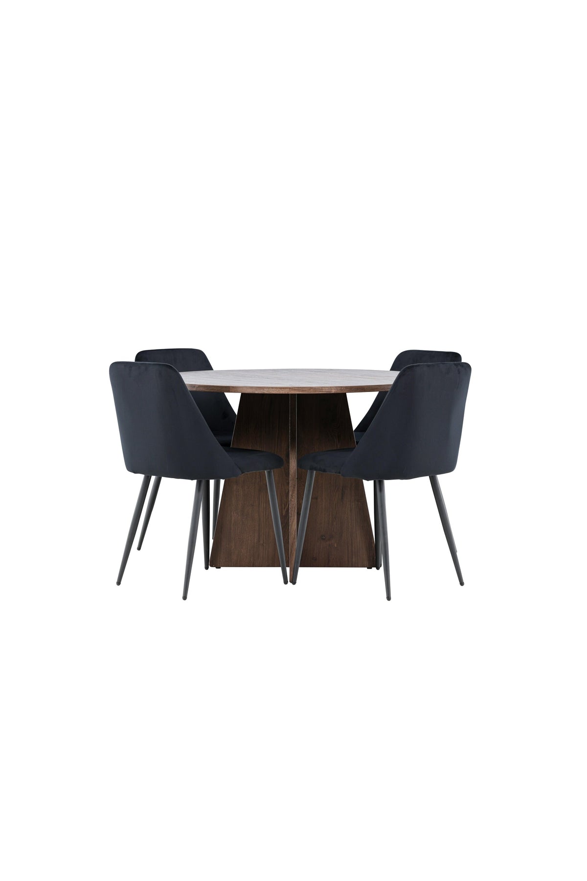 Bootcut Matbord med Night Stolarna – MDF