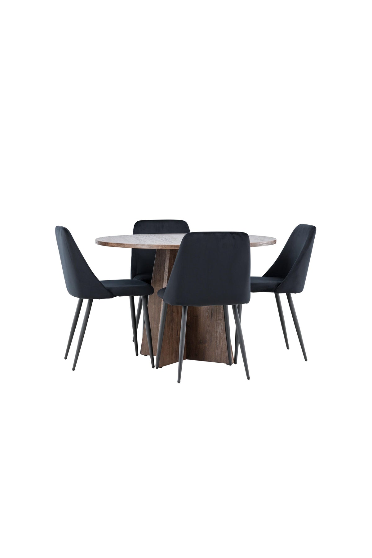 Bootcut Matbord med Night Stolarna – MDF
