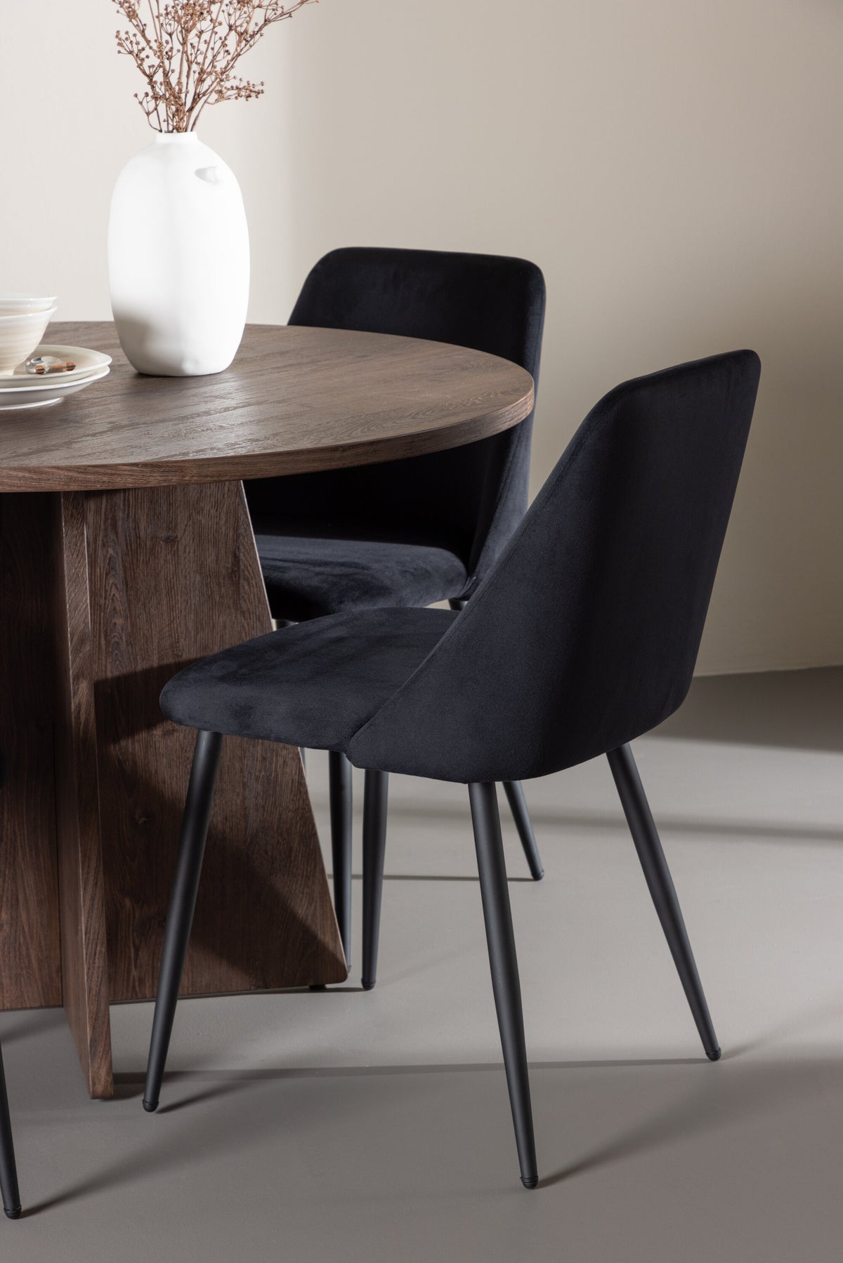 Bootcut Matbord med Night Stolarna – MDF