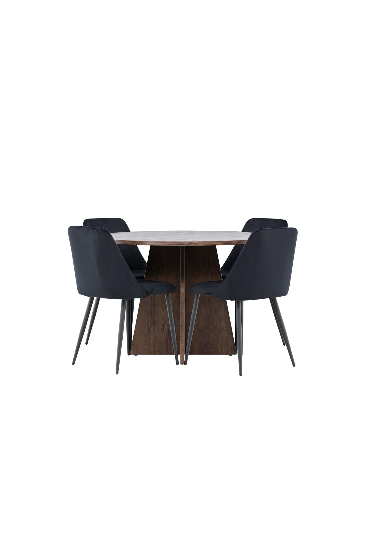 Bootcut Matbord med Night Stolarna – MDF