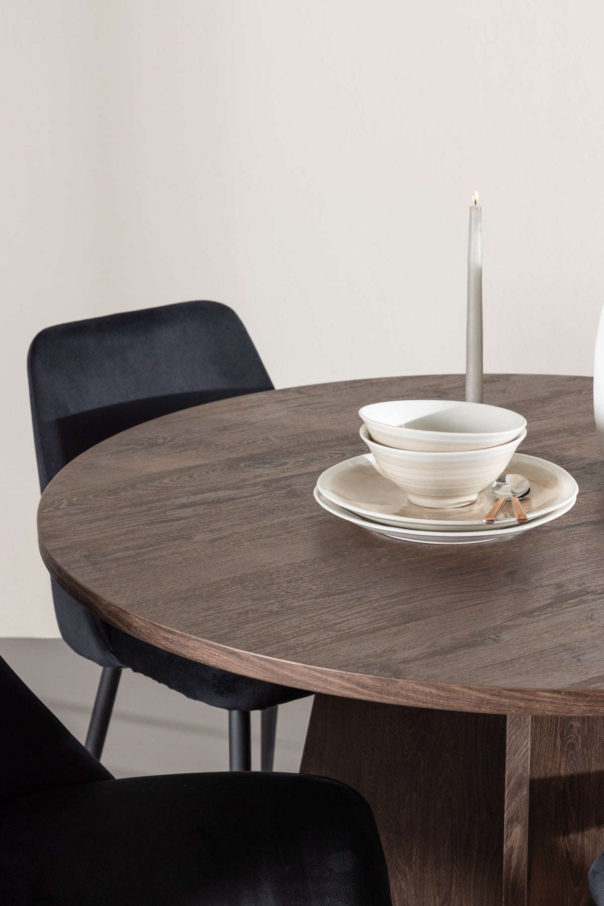 Bootcut Matbord med Night Stolarna – MDF