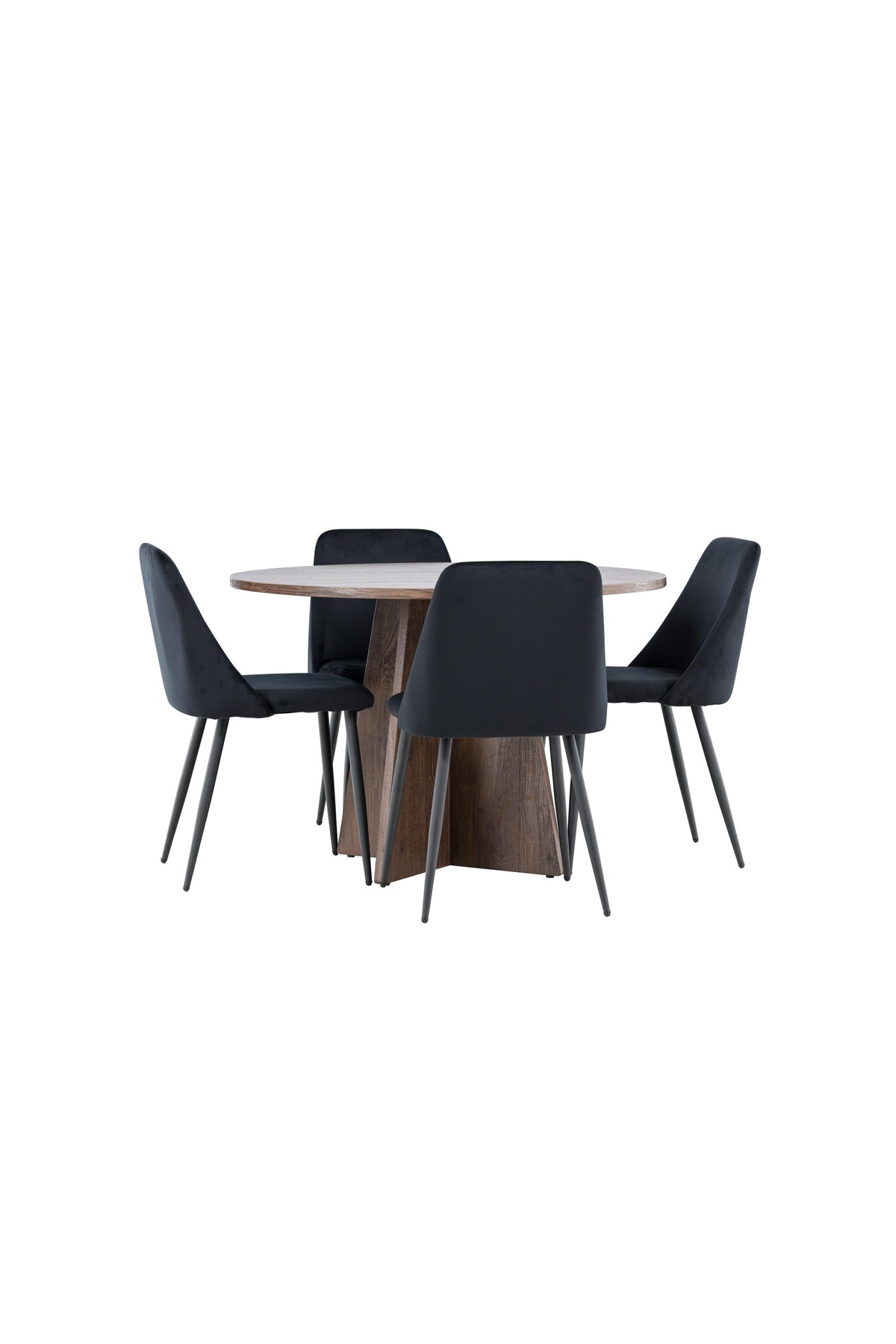 Bootcut Matbord med Night Stolarna – MDF