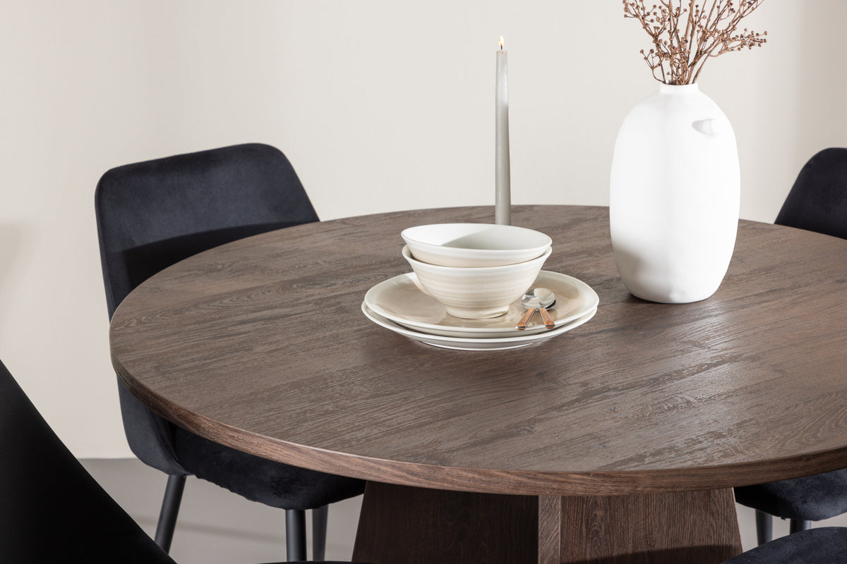 Bootcut Matbord med Night Stolarna – MDF