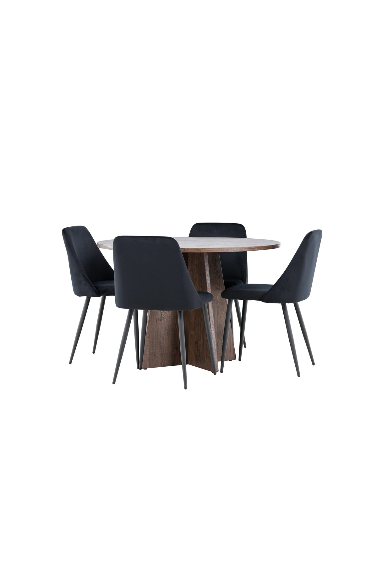 Bootcut Matbord med Night Stolarna – MDF