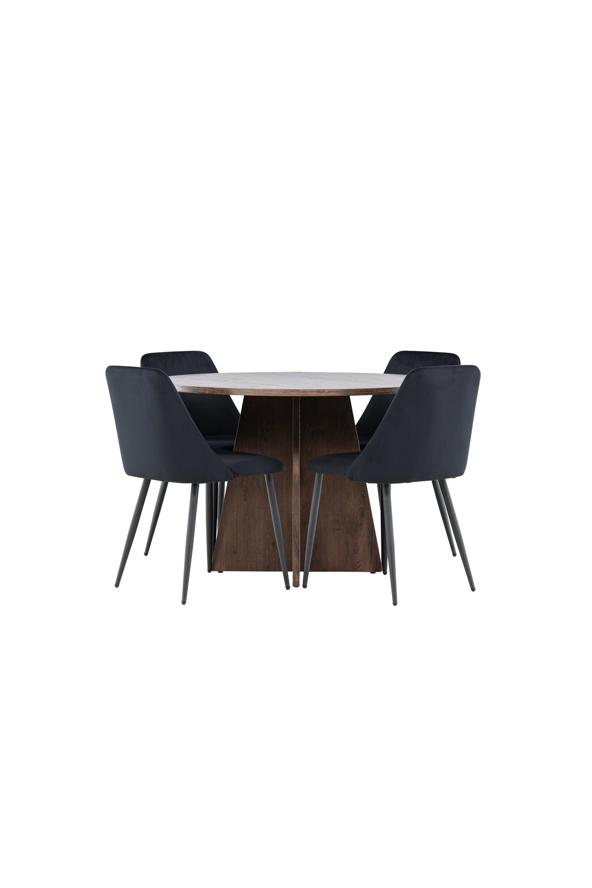 Bootcut Matbord med Night Stolarna – MDF