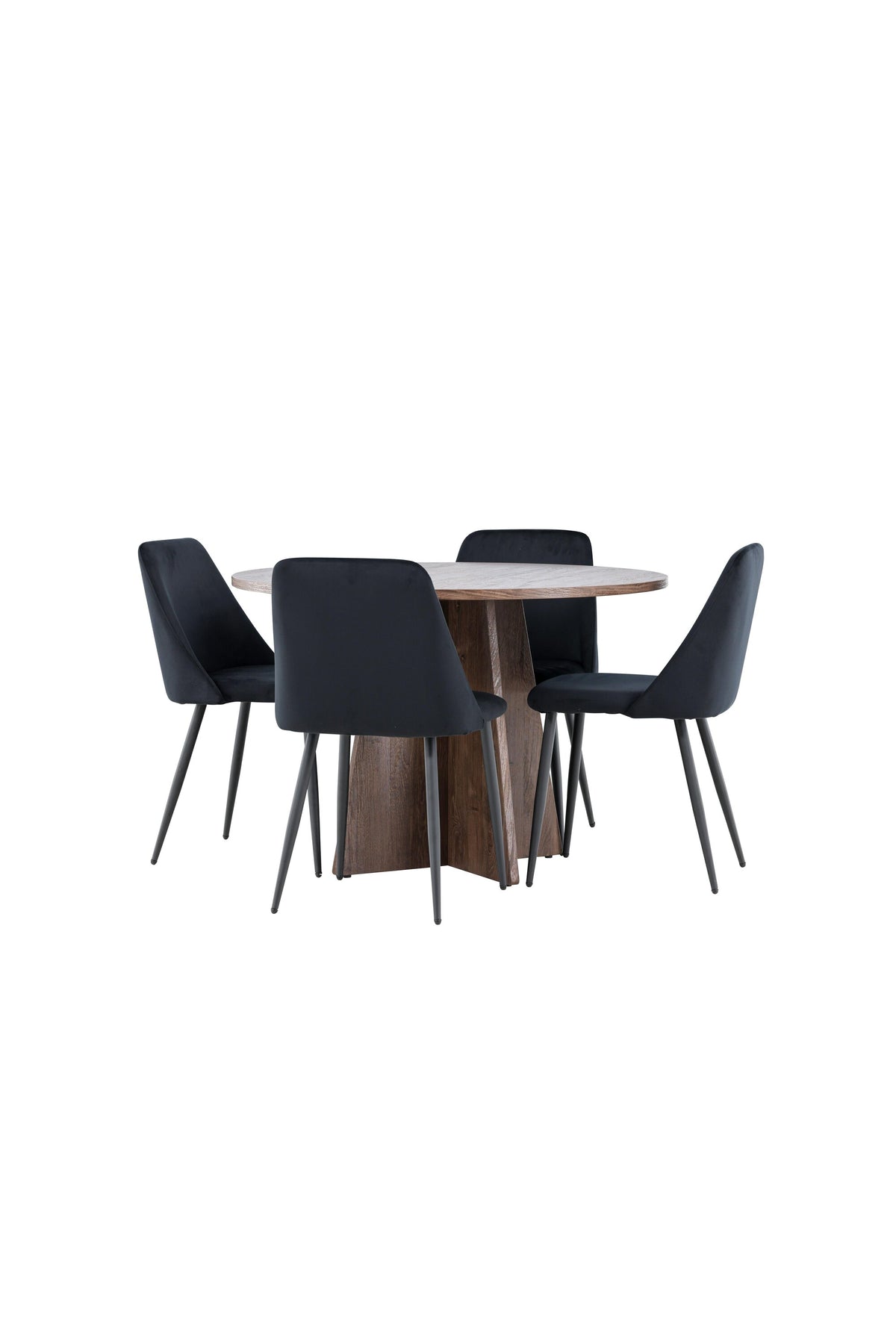 Bootcut Matbord med Night Stolarna – MDF