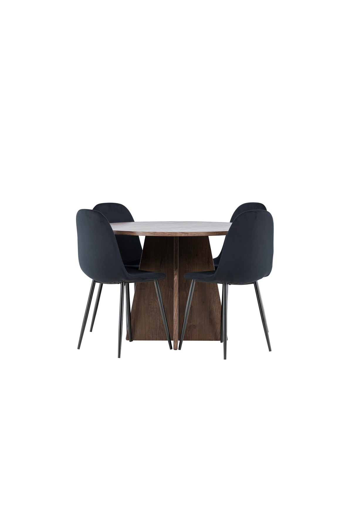 Bootcut Matbord med Polar Stolarna – MDF