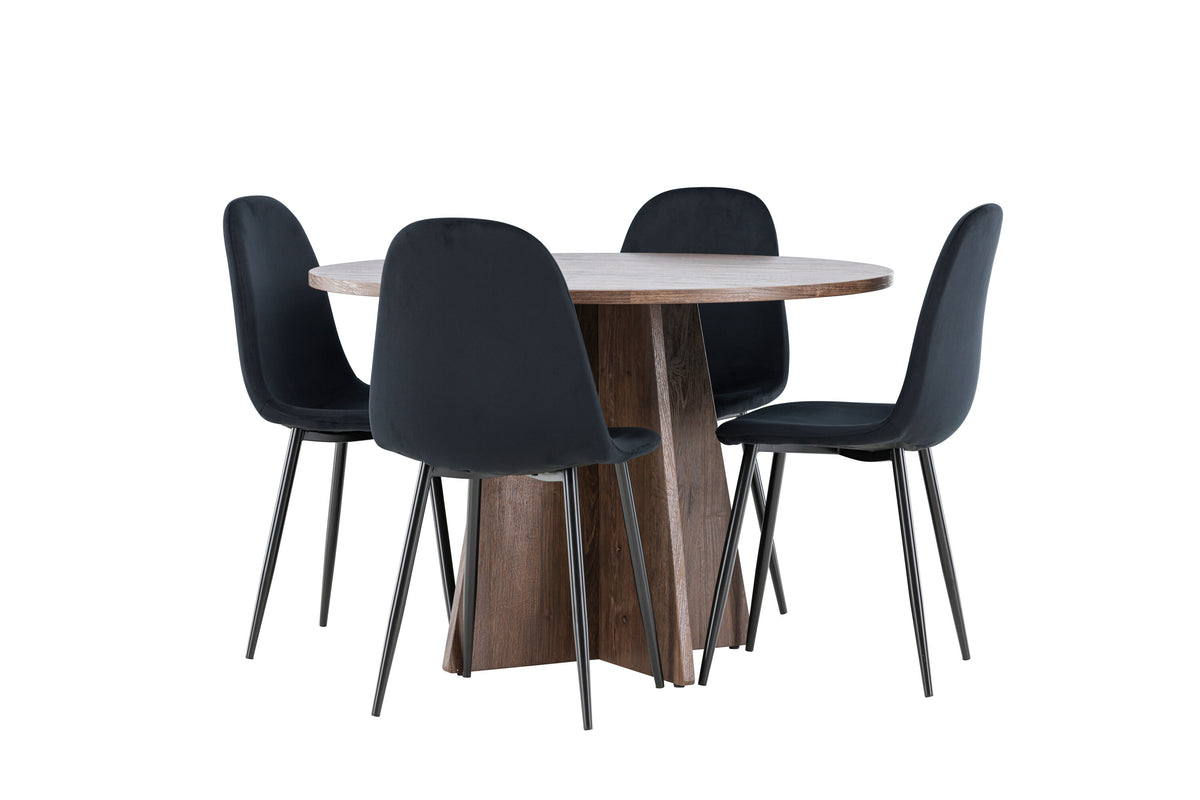 Bootcut Matbord med Polar Stolarna – MDF
