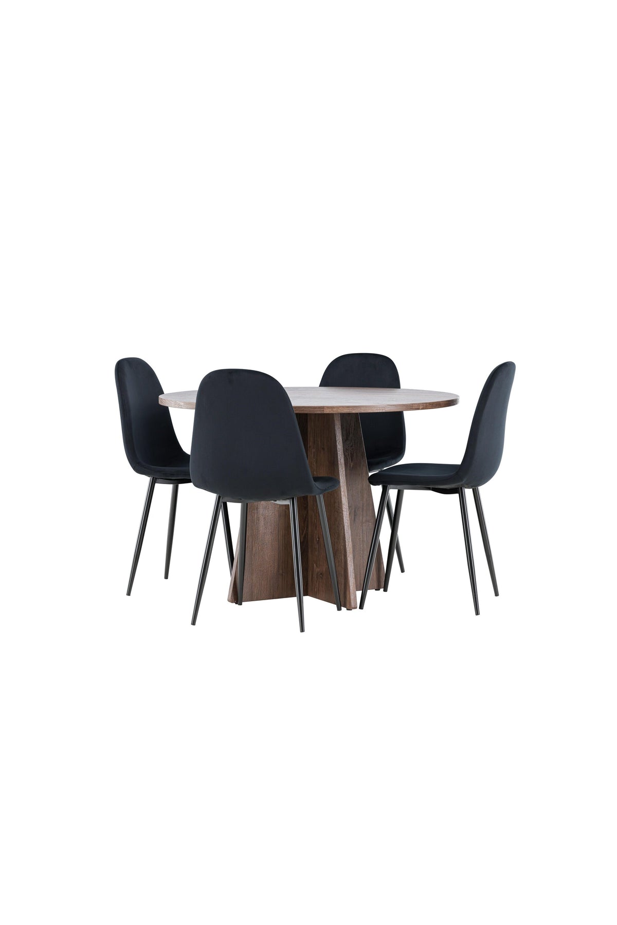 Bootcut Matbord med Polar Stolarna – MDF