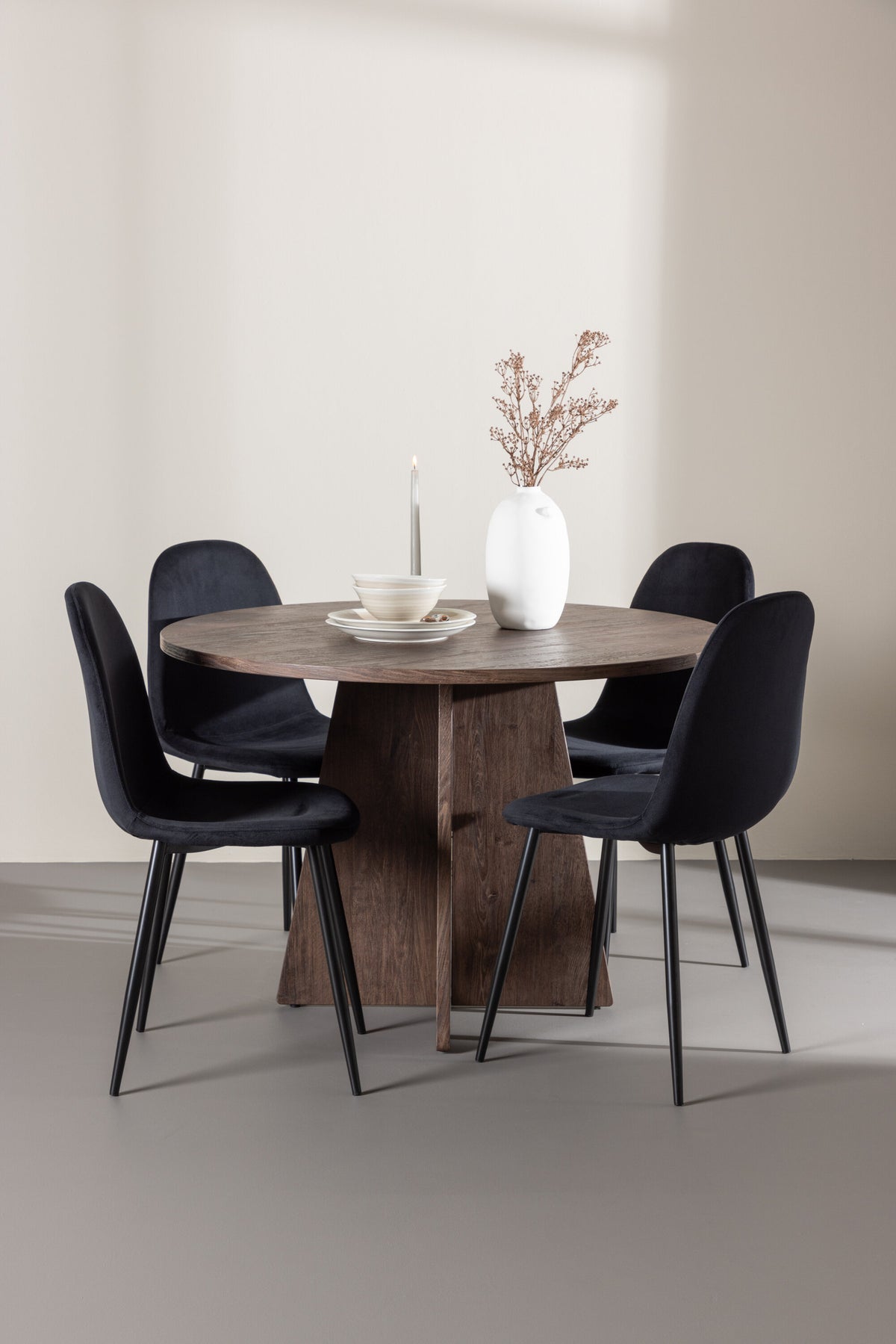 Bootcut Matbord med Polar Stolarna – MDF