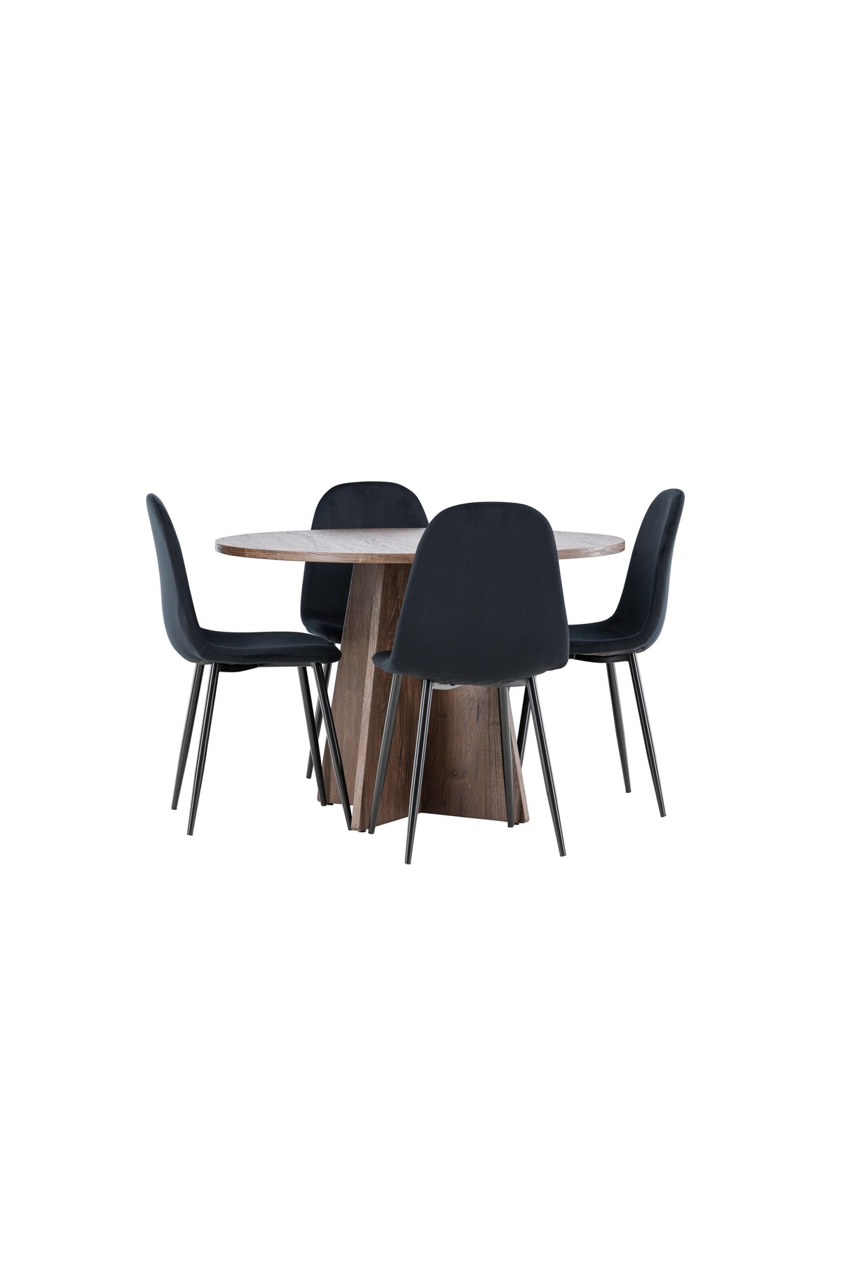 Bootcut Matbord med Polar Stolarna – MDF