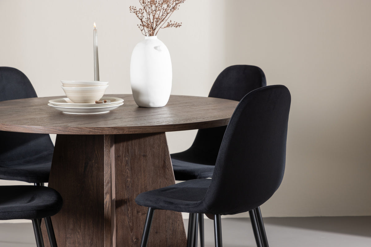 Bootcut Matbord med Polar Stolarna – MDF