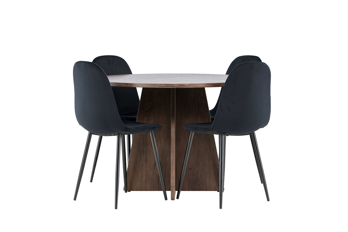 Bootcut Matbord med Polar Stolarna – MDF