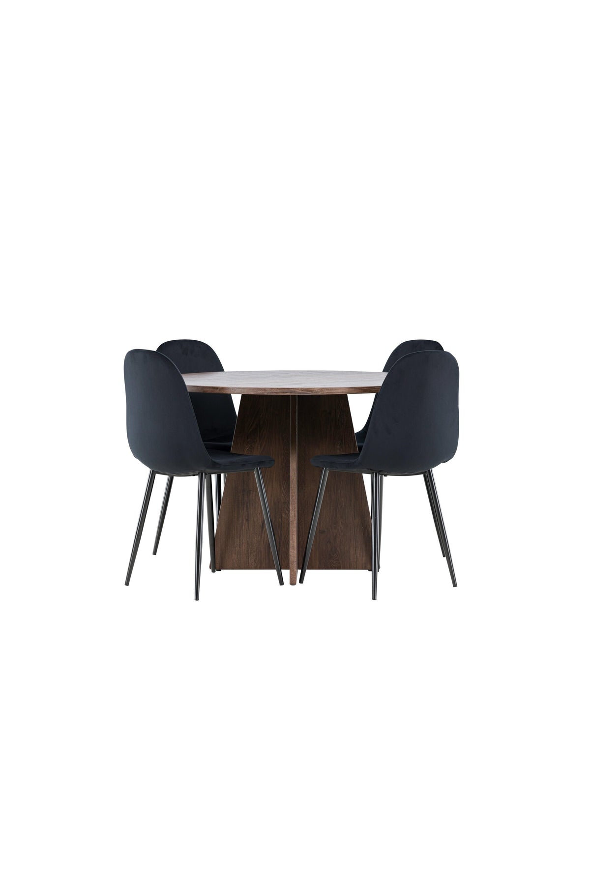Bootcut Matbord med Polar Stolarna – MDF