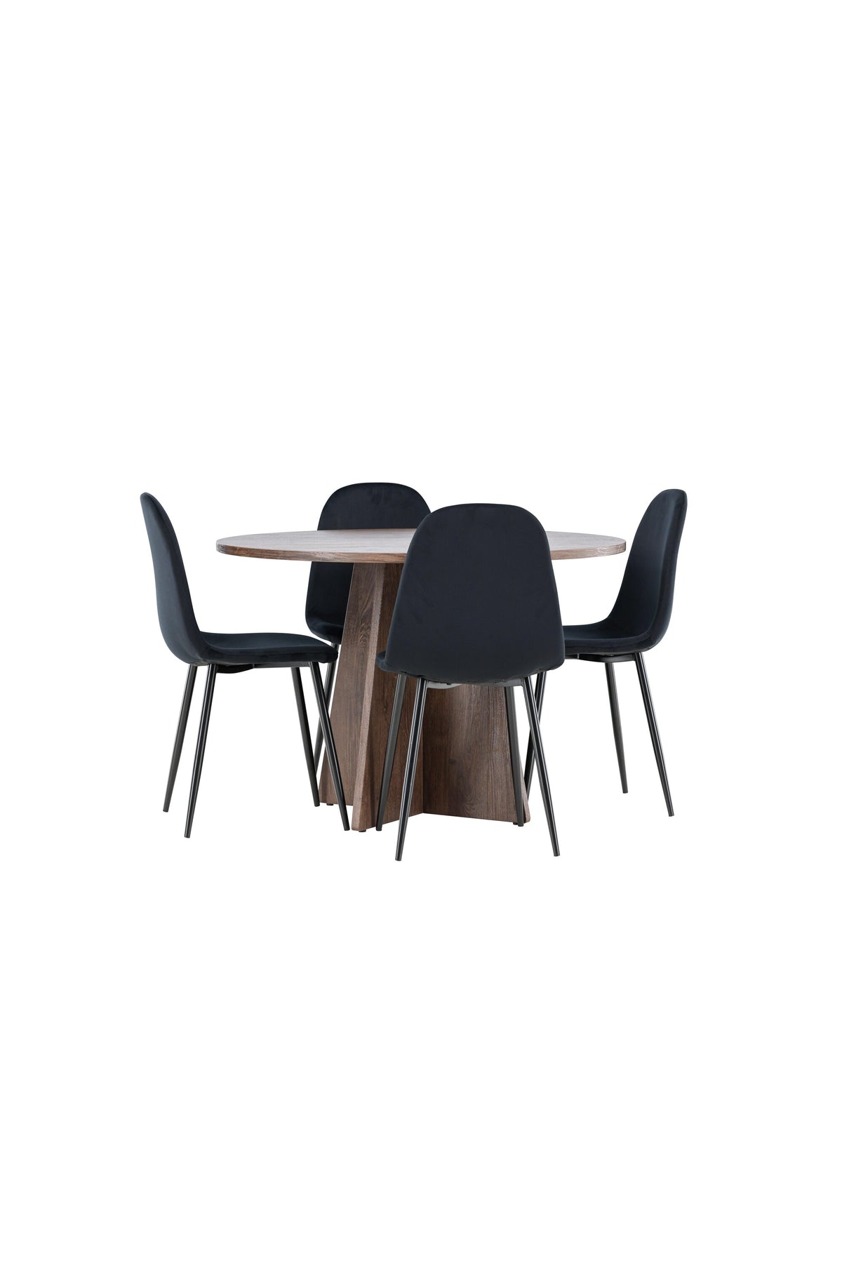 Bootcut Matbord med Polar Stolarna – MDF