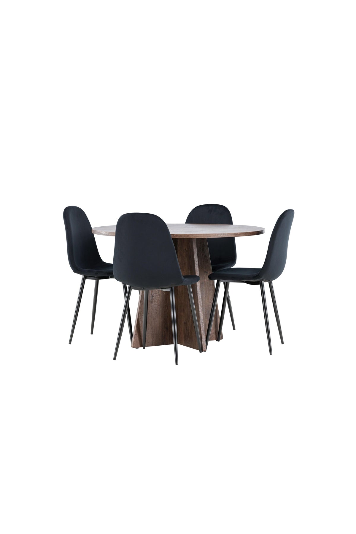 Bootcut Matbord med Polar Stolarna – MDF