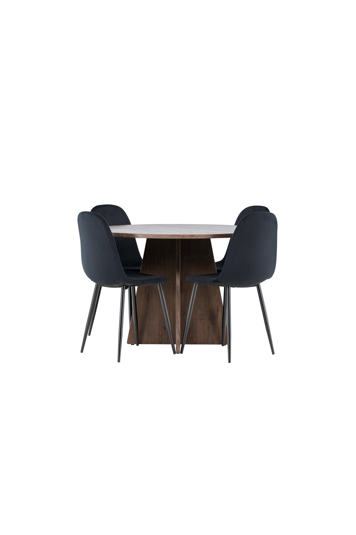 Bootcut Matbord med Polar Stolarna – MDF