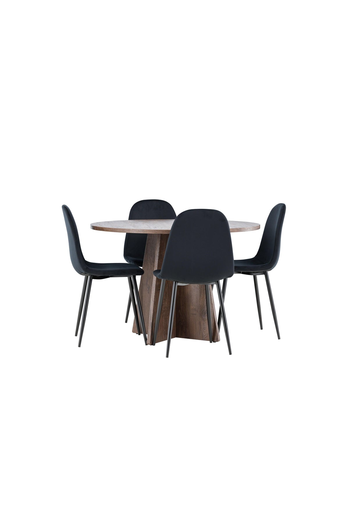 Bootcut Matbord med Polar Stolarna – MDF