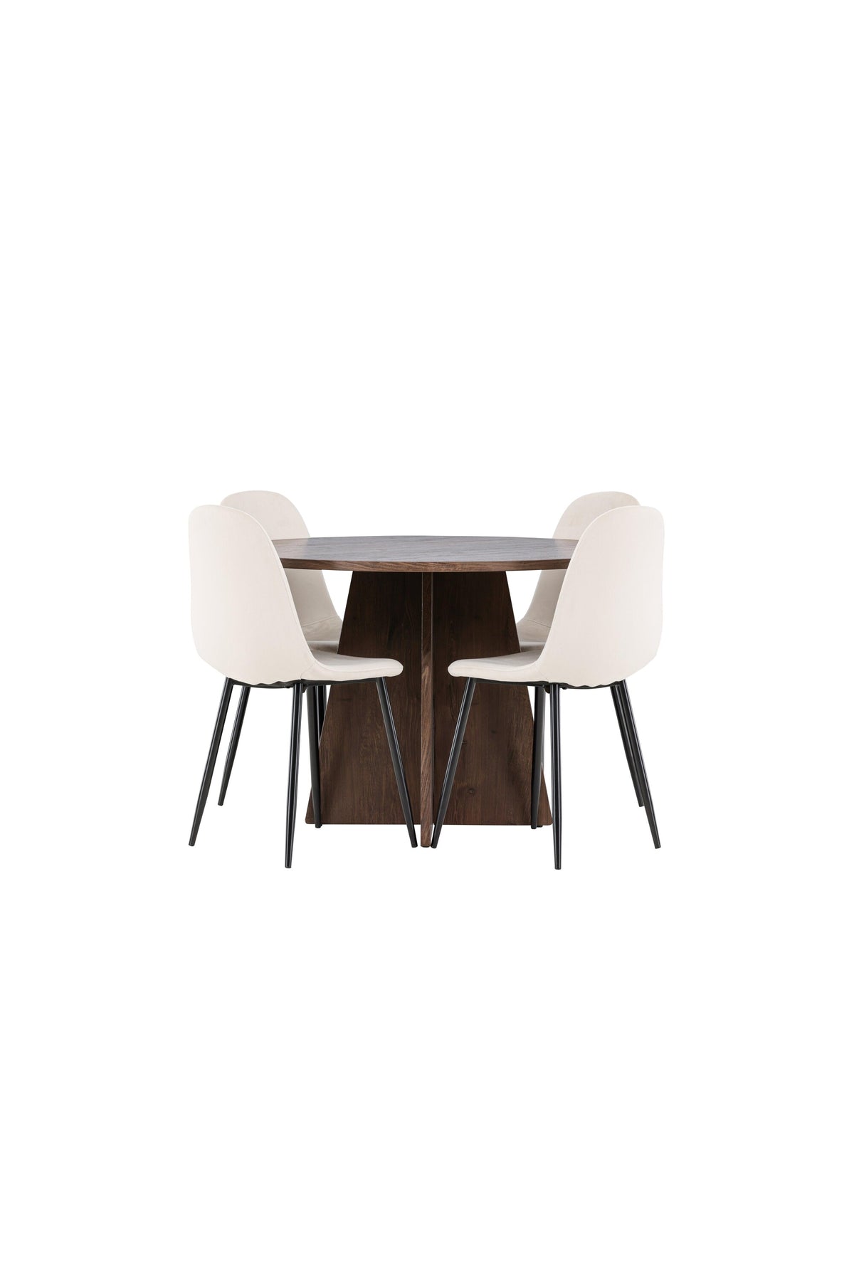 Bootcut Matbord med Polar Stolarna – MDF