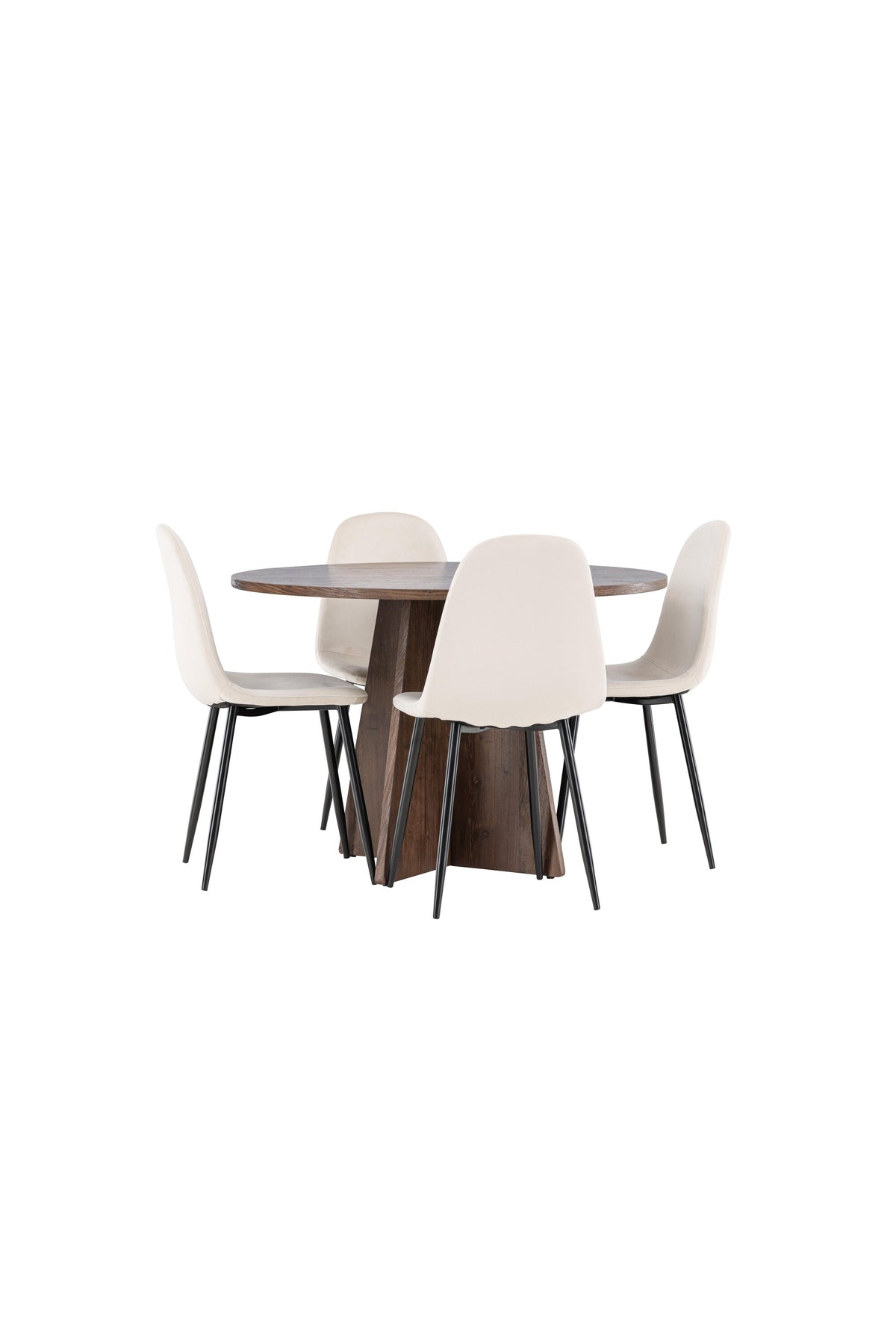 Bootcut Matbord med Polar Stolarna – MDF