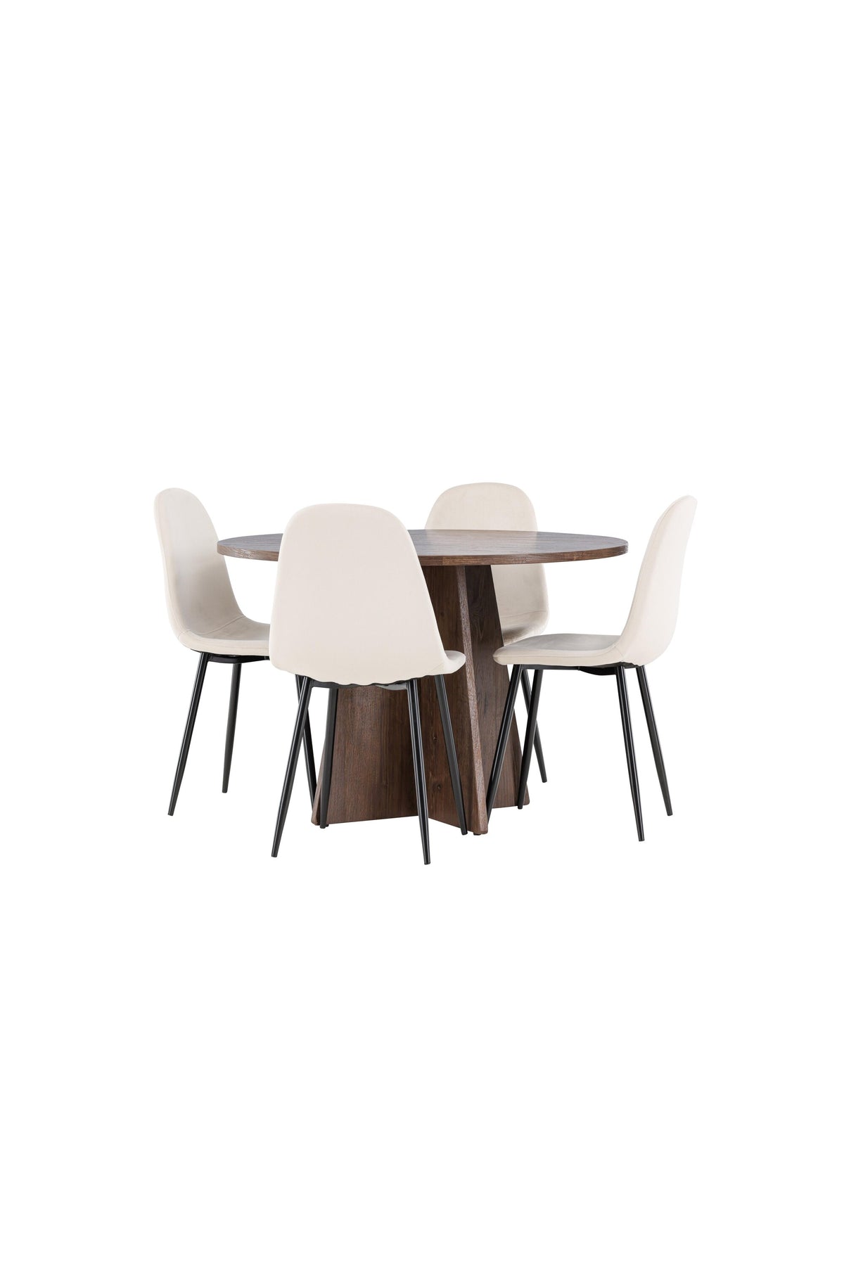 Bootcut Matbord med Polar Stolarna – MDF