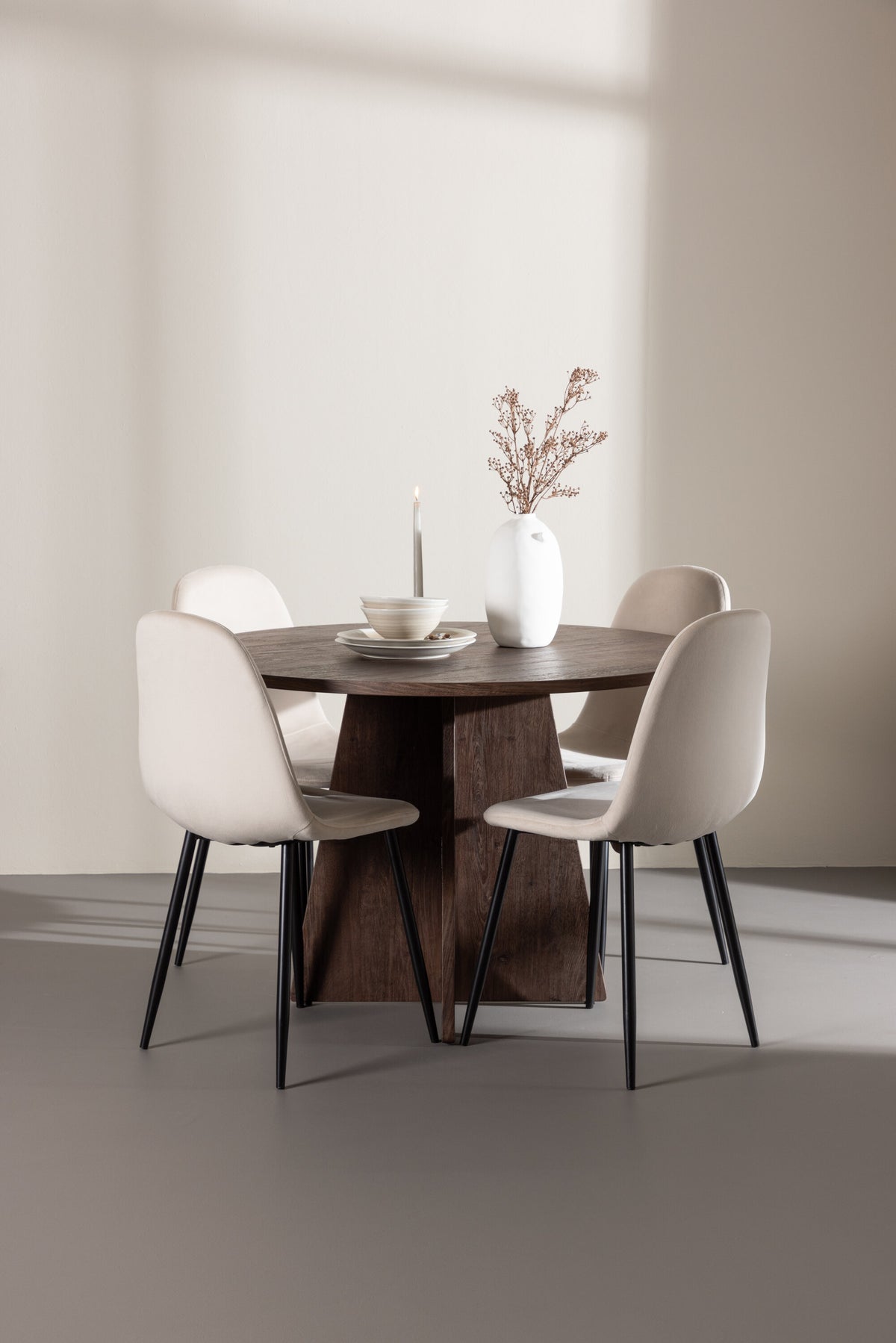 Bootcut Matbord med Polar Stolarna – MDF