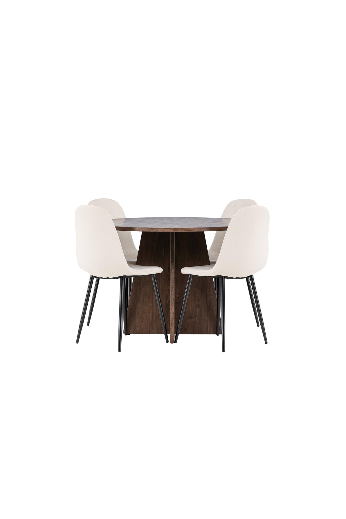 Bootcut Matbord med Polar Stolarna – MDF
