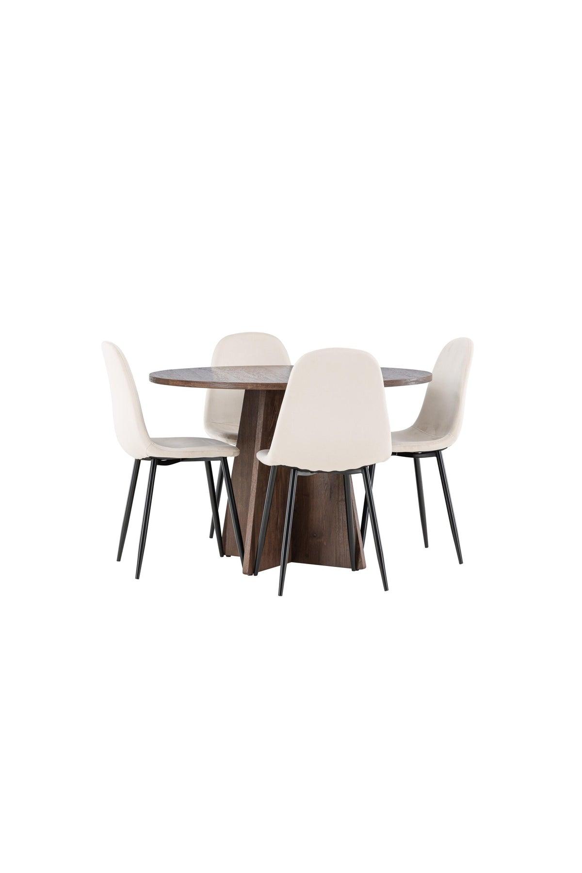 Bootcut Matbord med Polar Stolarna – MDF