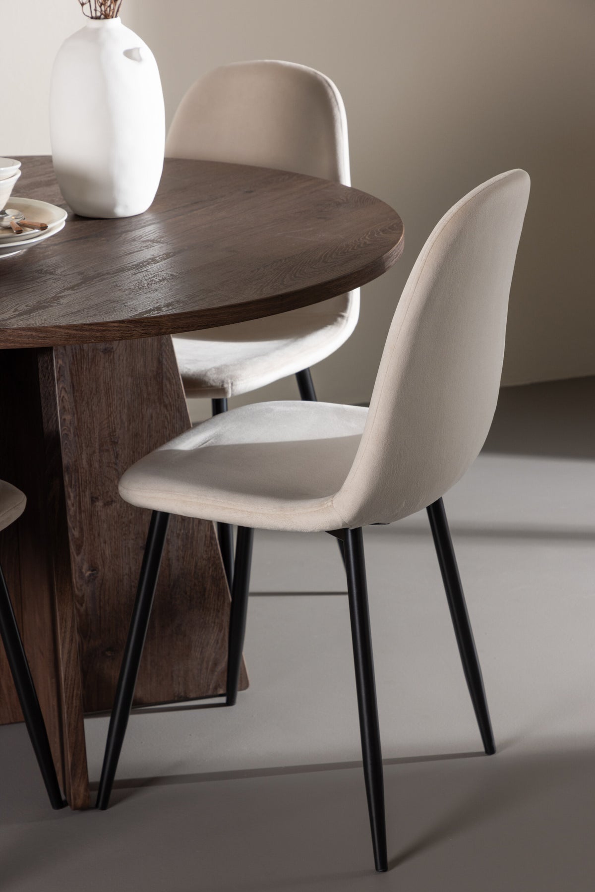 Bootcut Matbord med Polar Stolarna – MDF