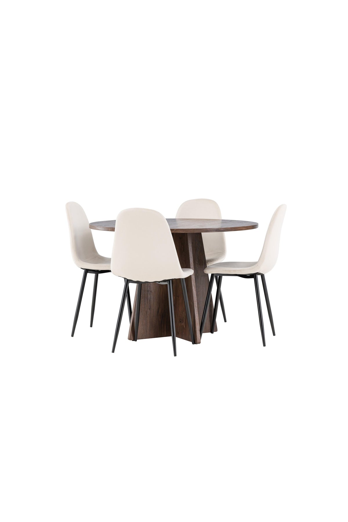 Bootcut Matbord med Polar Stolarna – MDF