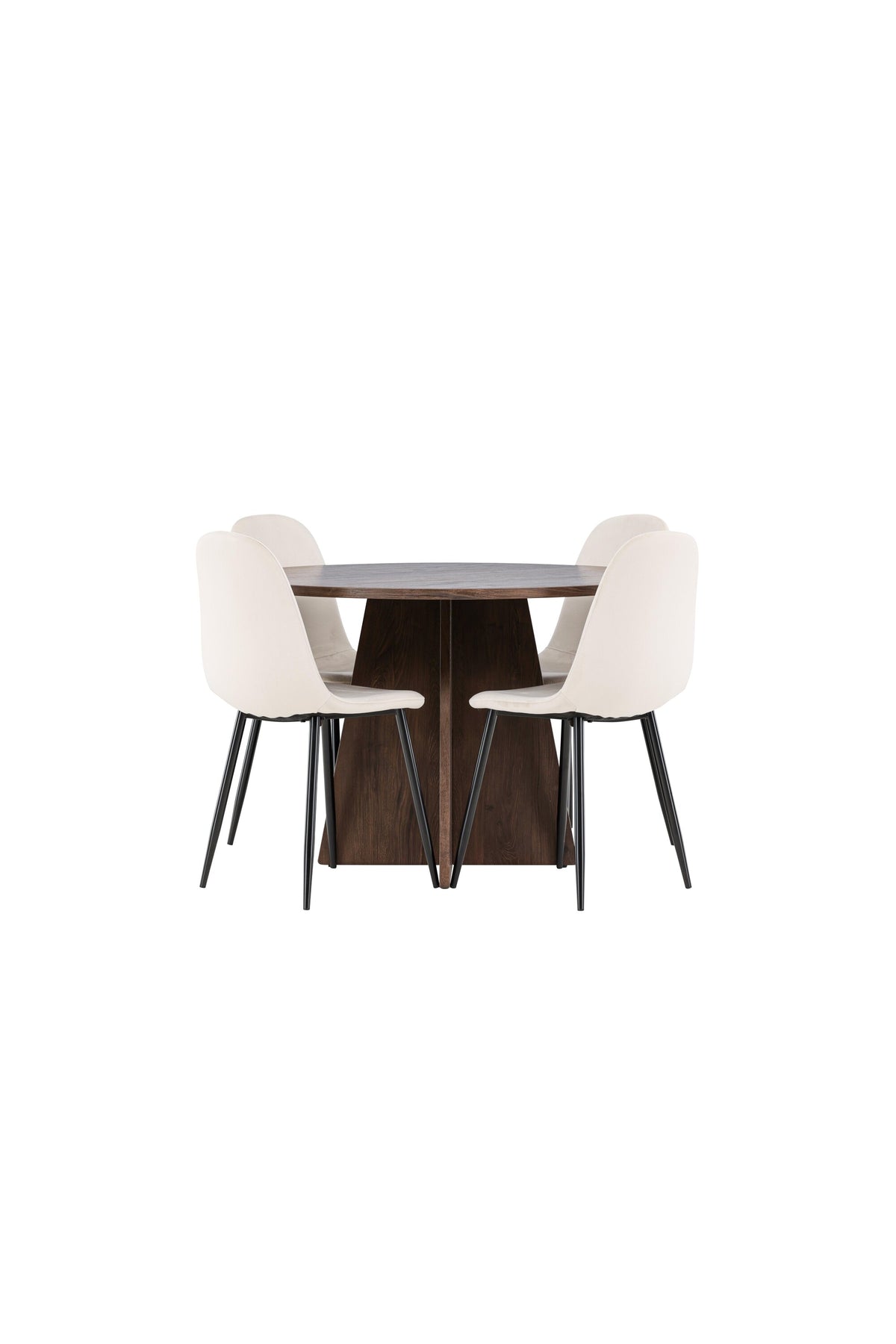 Bootcut Matbord med Polar Stolarna – MDF