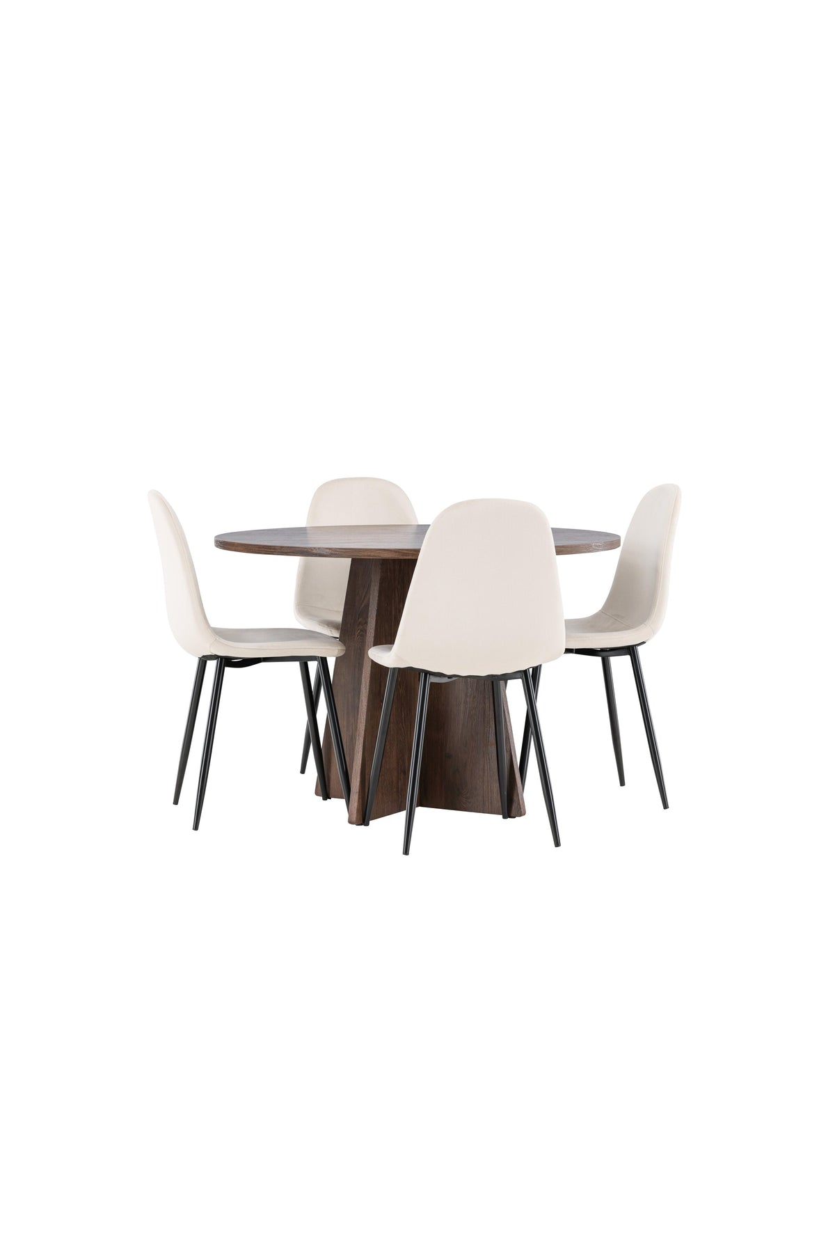 Bootcut Matbord med Polar Stolarna – MDF