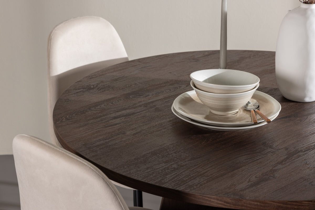 Bootcut Matbord med Polar Stolarna – MDF