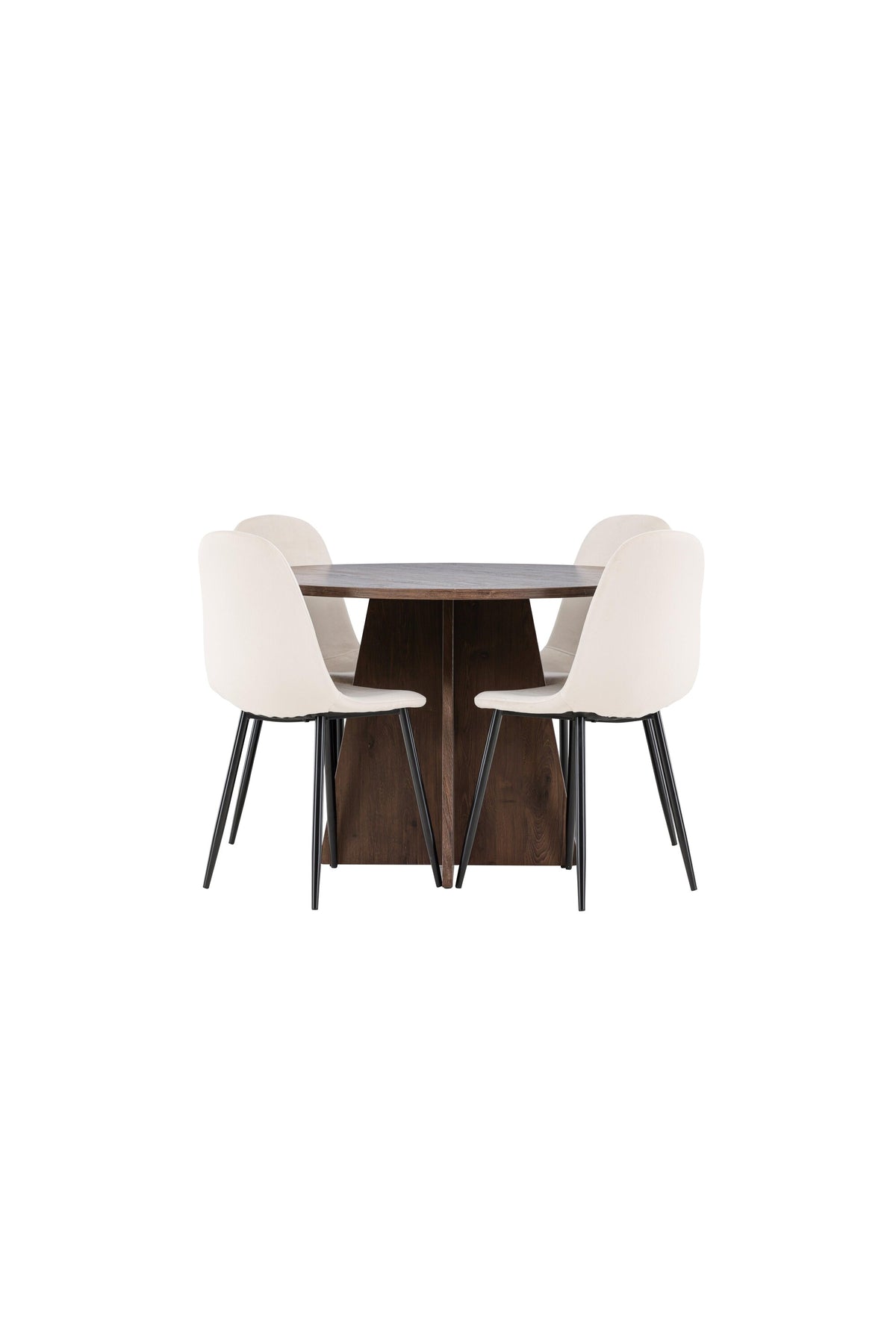 Bootcut Matbord med Polar Stolarna – MDF