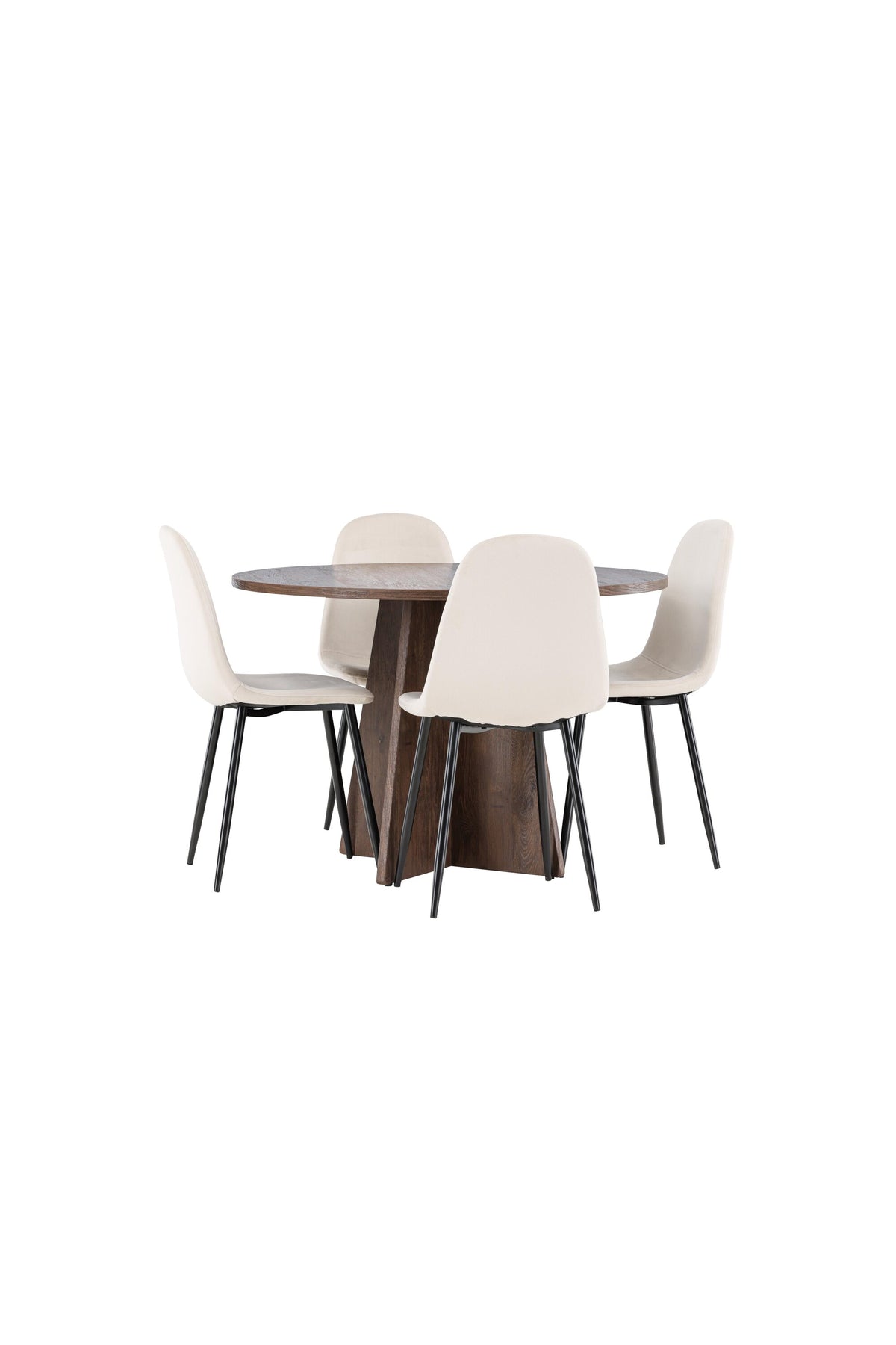 Bootcut Matbord med Polar Stolarna – MDF